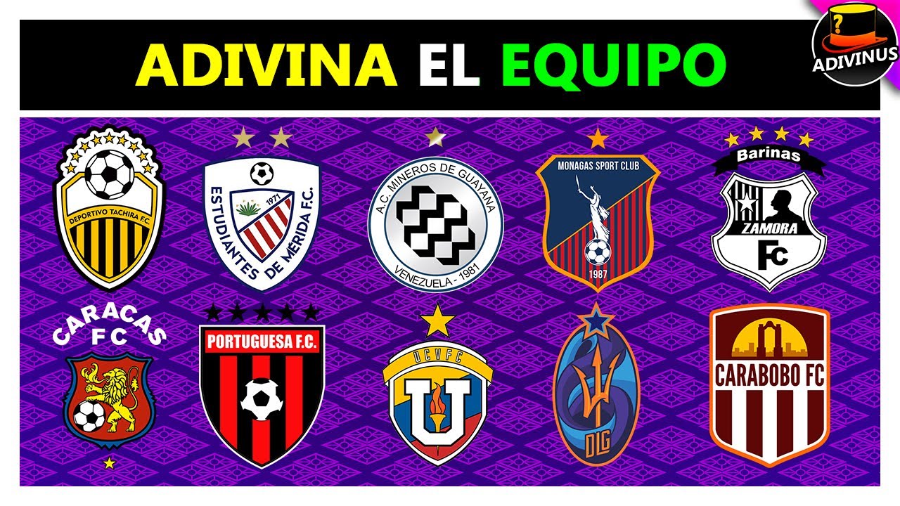 ADIVINA EL EQUIPO DE FUTBOL VENEZOLANO - ADIVINA EL ESCUDO DE FUTBOL LIGA VENEZOLANA QUIZ VENEZUELA