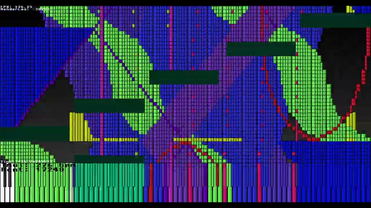 [Black Midi] Bad Apple v2 41.36 million (New MMVis test)