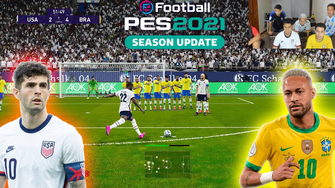 FINAL BRASIL x ESTADOS UNIDOS COPA DO MUNDO PES 2021 ‹ Rikinho ›
