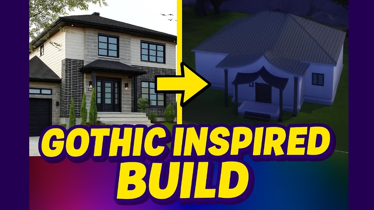 The Sims 4 Gothic Inspired Build You Have to See! 🎃