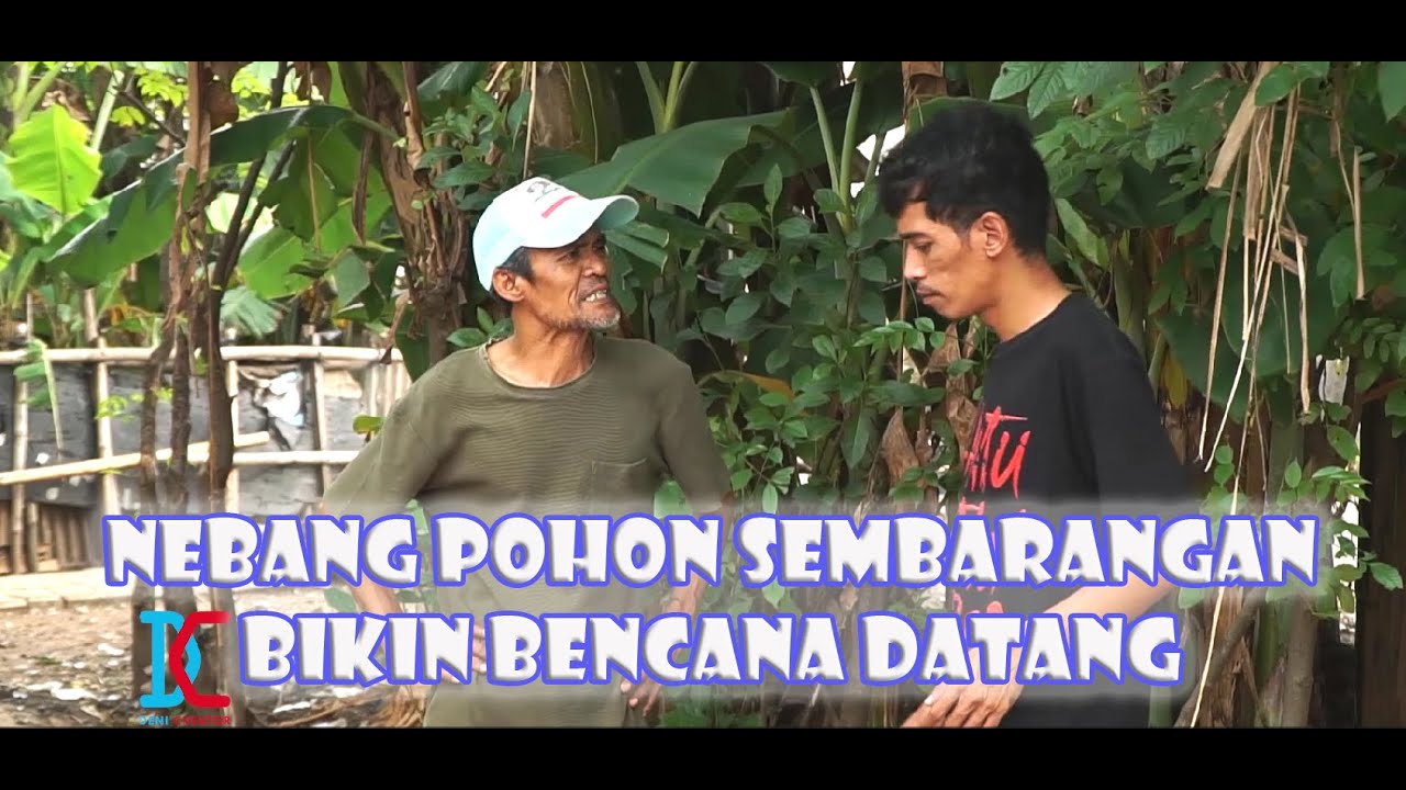 Nebang Pohon Sembarangan Bikin Bencana Datang