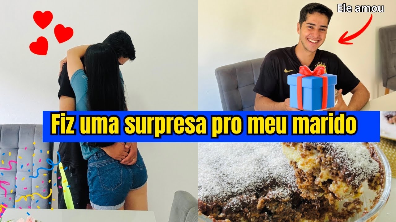 SURPREENDI MEU MARIDO COM UM CAFÉ DA TARDE SIMPLES (SERÁ QUE ELE GOSTOU?)