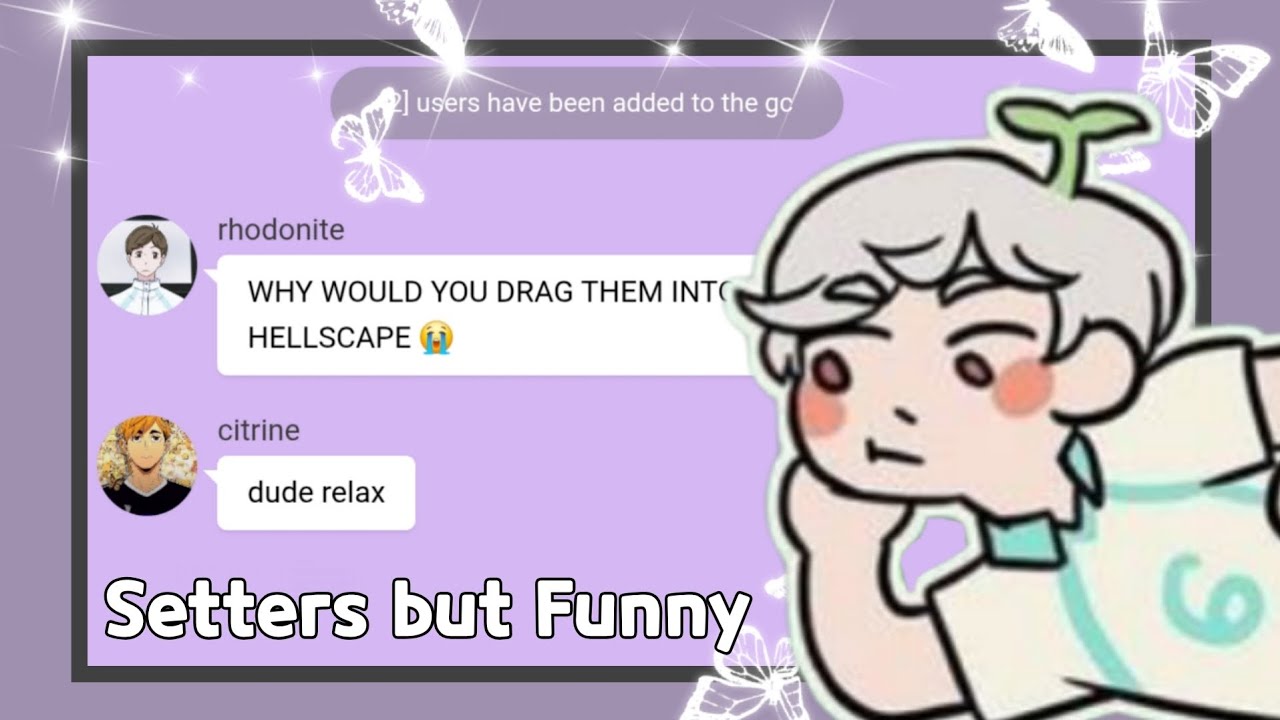 pretty setters but funny || reupload... || haikyuu texts