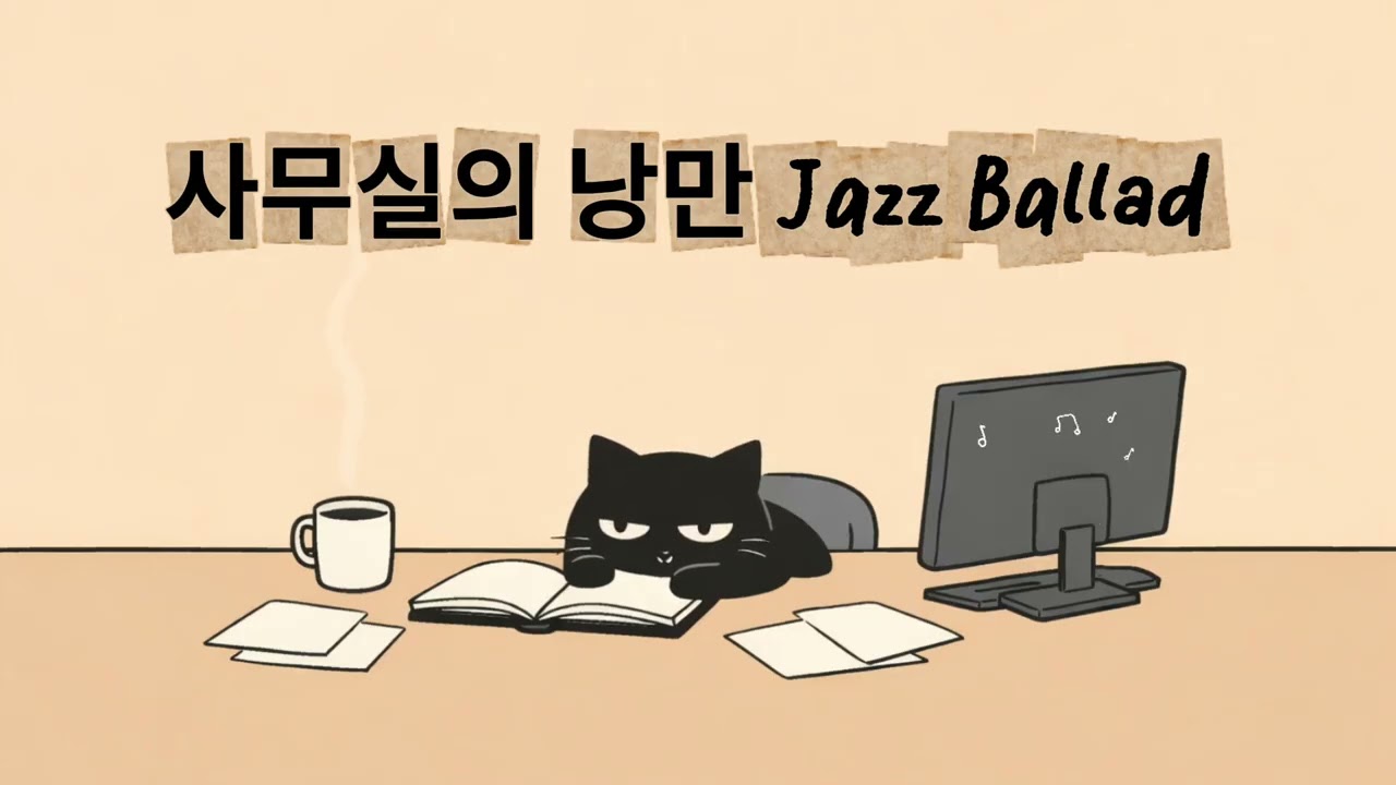 어른의 일상 속 작은 낭만과 위로를 담은 사무실의 낭만 Jazz Ballad 시리즈 |  매장음악 · 카페 · 작업 · 노동요