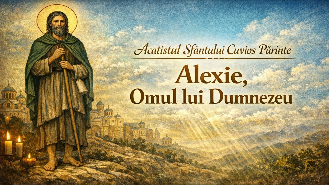 Acatistul Sfântului Cuvios Alexie, Omul lui Dumnezeu | 17 martie #acatist