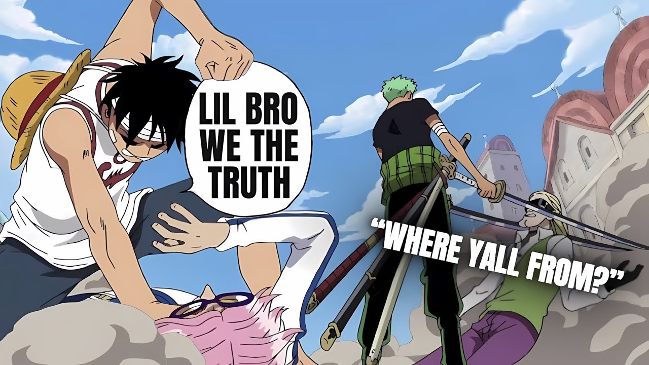 LUFFY AND ZORO ARE THE BEST DUO