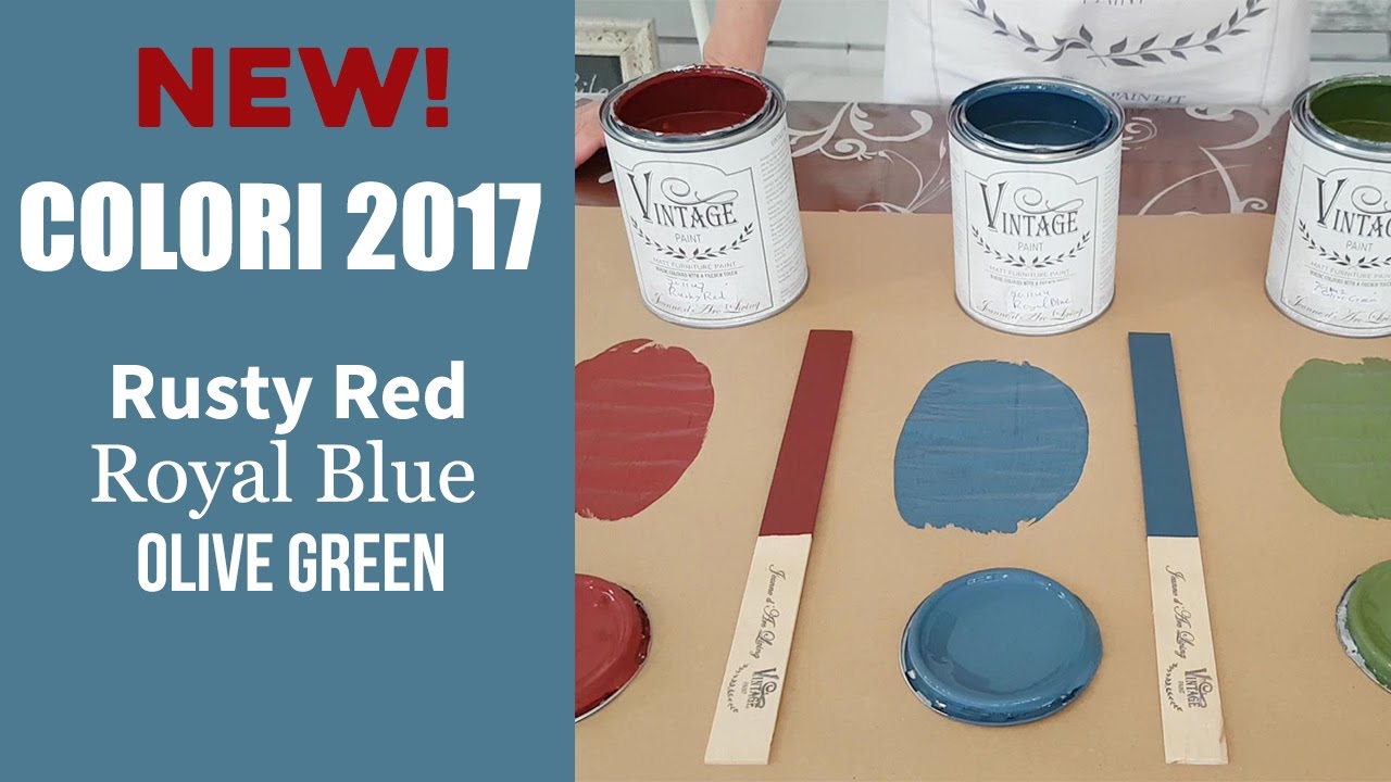 Nuovi colori Vintage chalk Paint 2017 - parte 2
