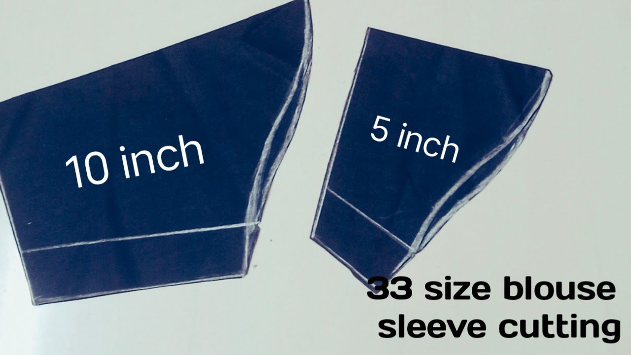 10 and 5 inch sleeve cutting/33 size blouse measure/easy sew measure 