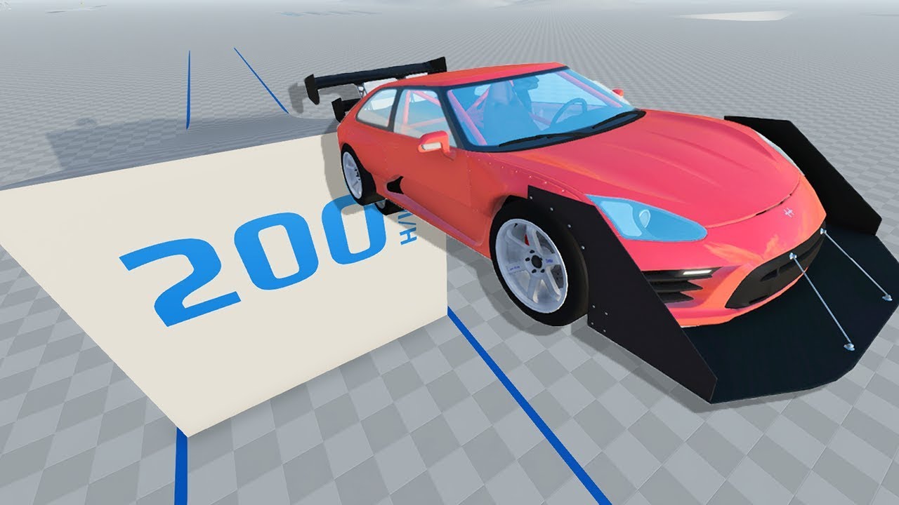The Biggest Ramp EVER IN BEAMNG! - BeamNG Drive Simple_Map Mod