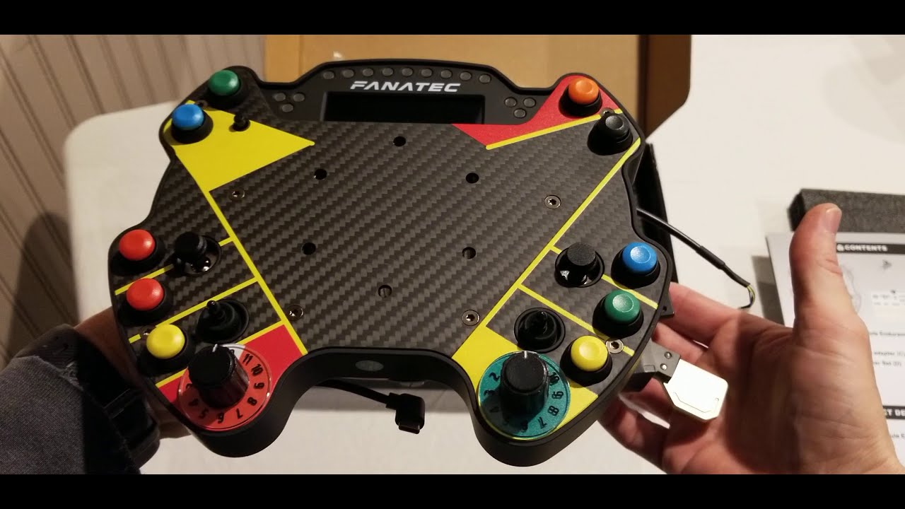 Fanatec Porsche 911 Gt3 Endurance Rim kit Unboxin Part #3 Podium Button Module Endurance