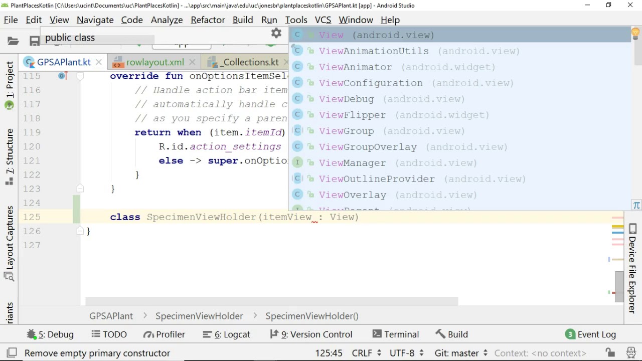 RecyclerView in Kotlin: Example with Source Code