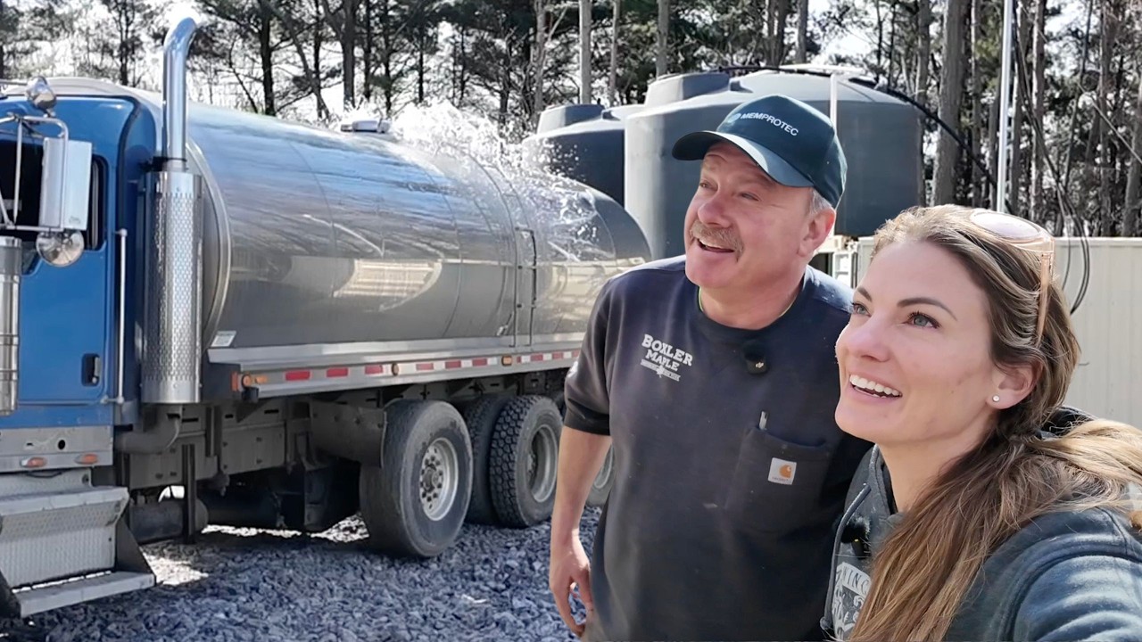 Collecting Sap with Dad. The Founder of Boxler Maple