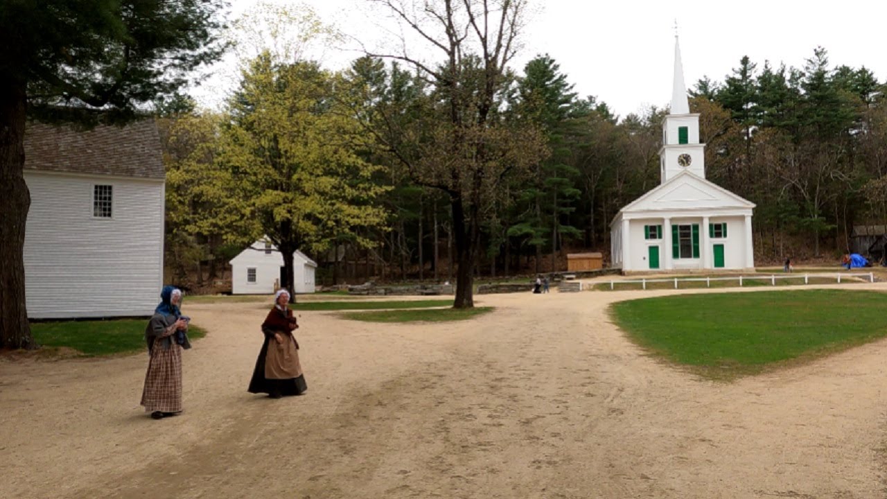 ⁴ᴷ⁶⁰ Walking Old Sturbridge Village in Sturbridge, Massachusetts