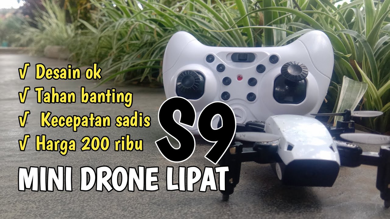 Drone S9 mini drone dengan high speed