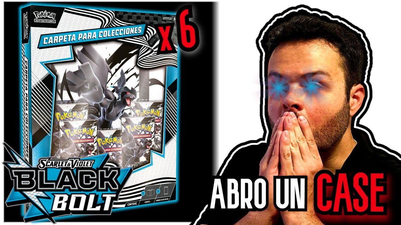 ¡UNA LOCURA! Así es abrir un Case entero de Black Bolt – Pokémon TCG