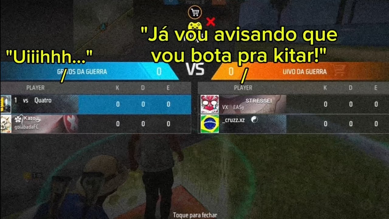 No fim, o cara é gente boa - FREE FIRE MOBILE - HUD 5 DEDO!!