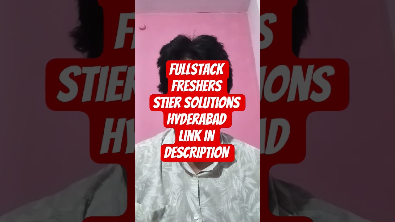 Freshers  Full Stack Developer Job | React, Node.js, SQL & NoSQL