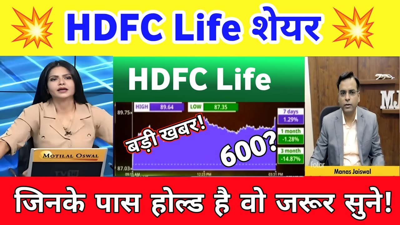 Hdfc life share latest news | Hdfc life share news | Hdfc life share latest news 31 July 2026