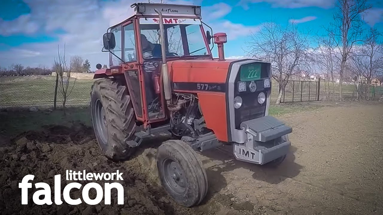 IMT 577 Oranje IMT 757 Ploughing