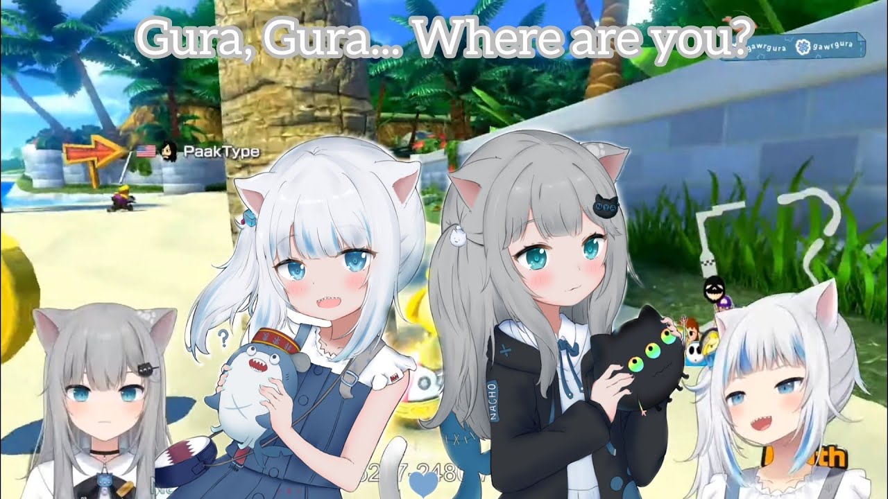 Gura and Her Mama, Amashiro-mama, is Always Looking Out For Each Other! 😻 [Gawr Gura & Nachoneko]