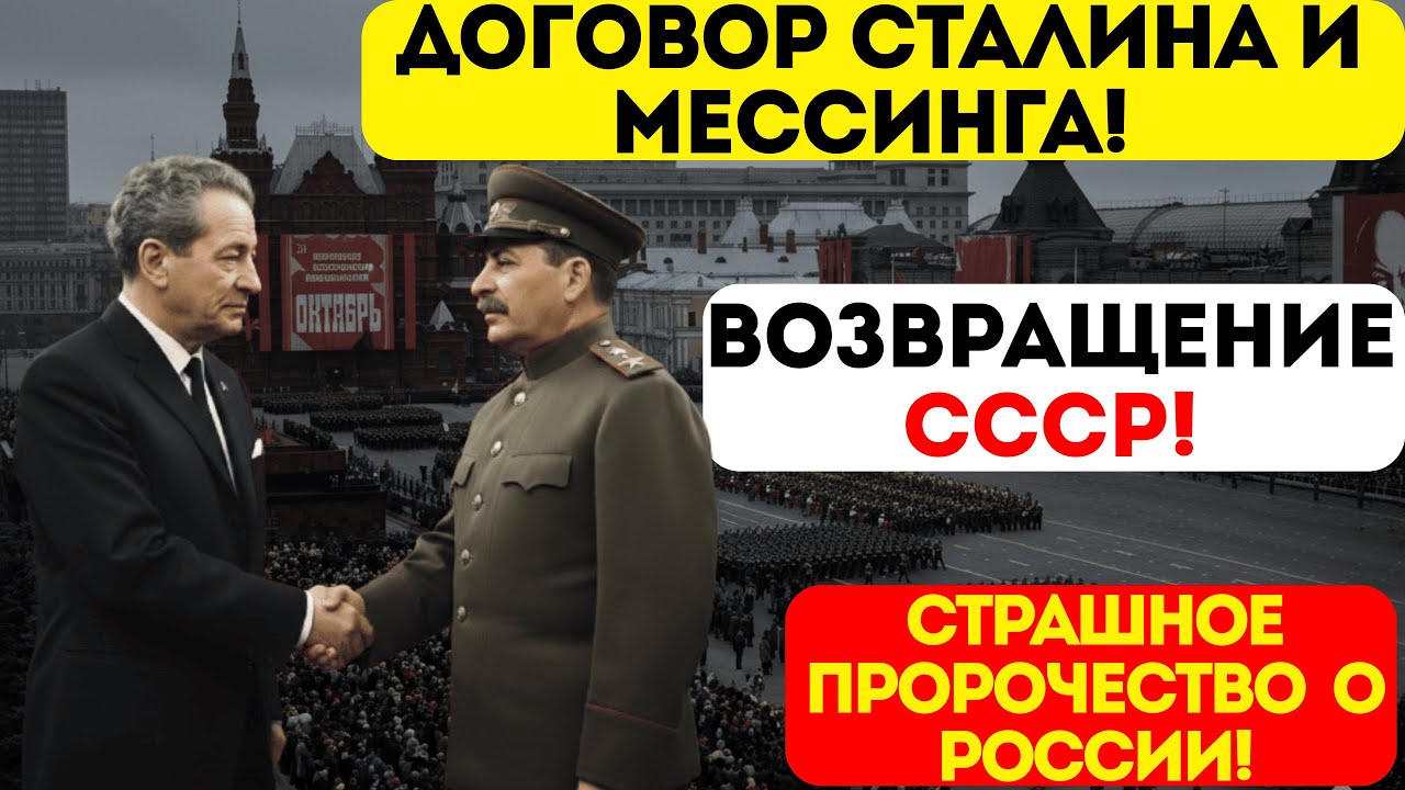 Что Мессинг открыл Сталину о будущем России? Они предвидели 2026!