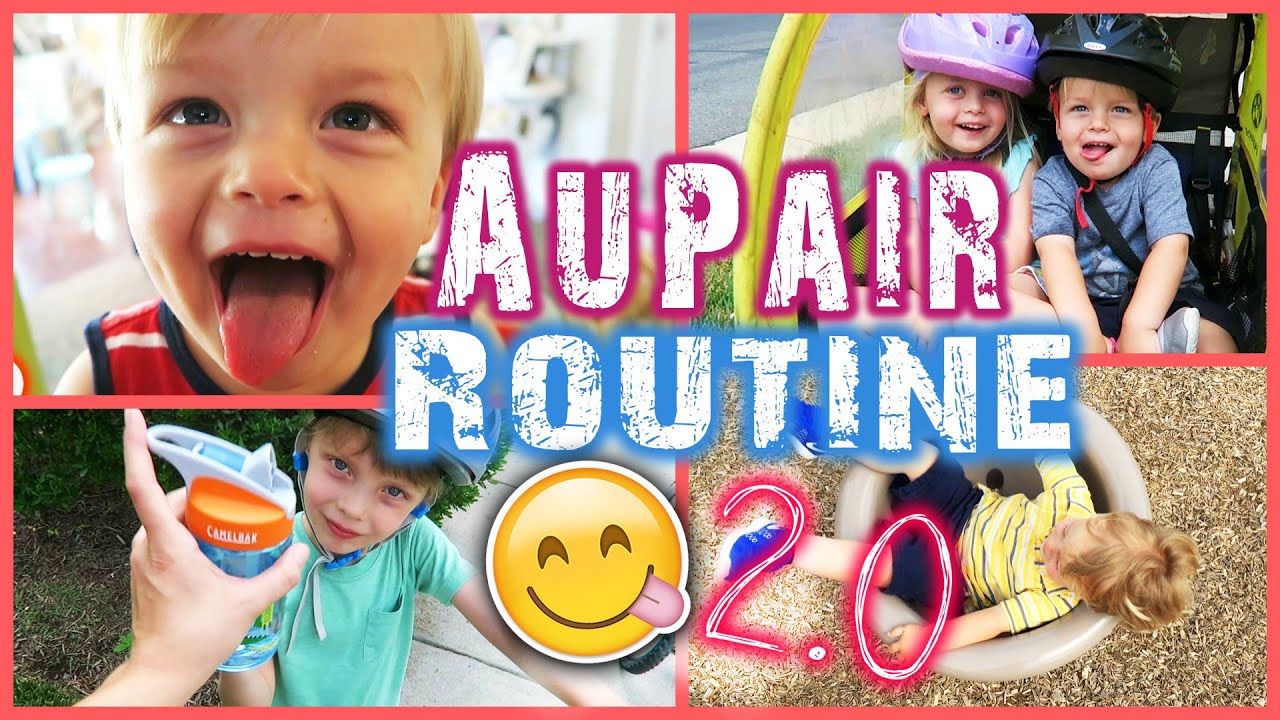 MY AUPAIR ROUTINE 2.0 - WITH KIDS! + Giveaway!