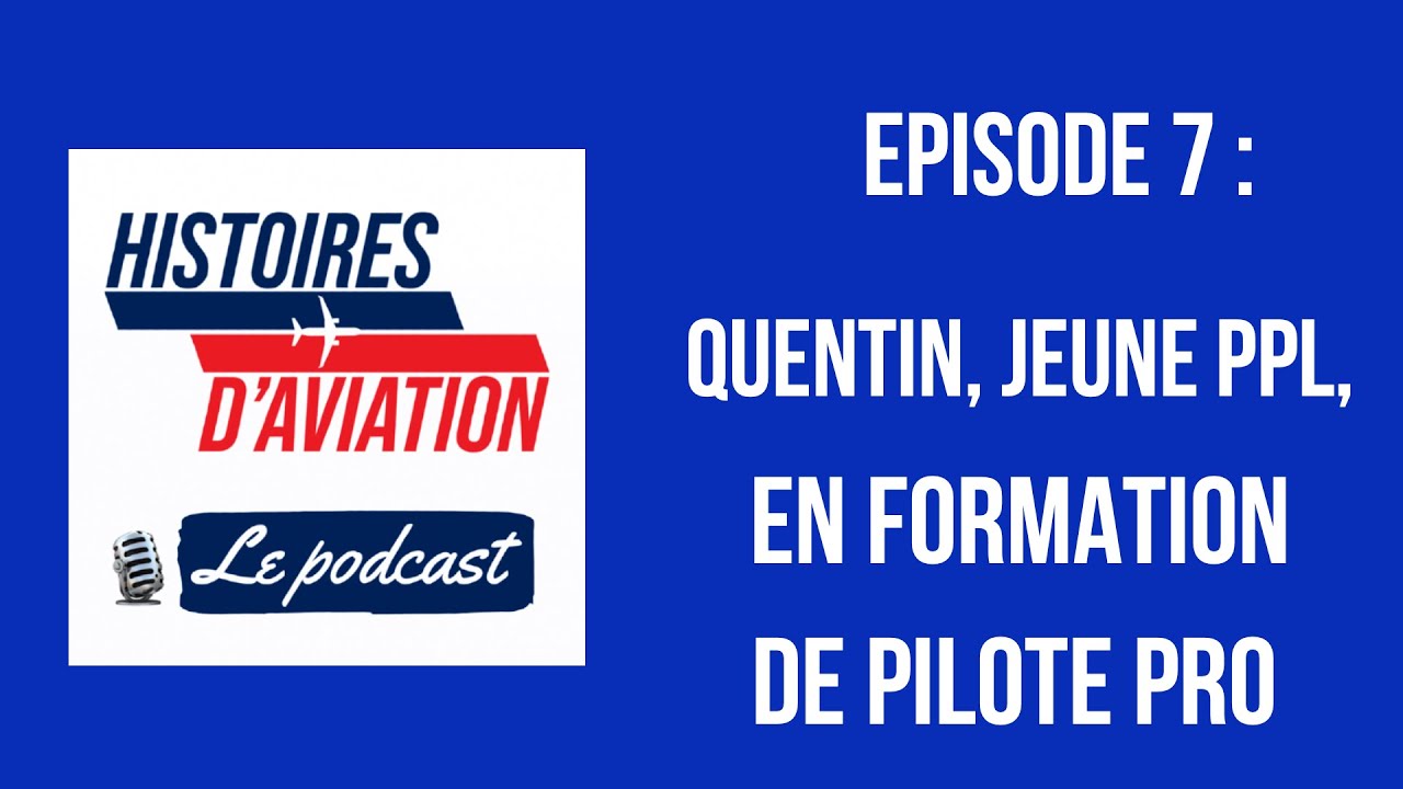 Quentin, en formation de pilote professionnel