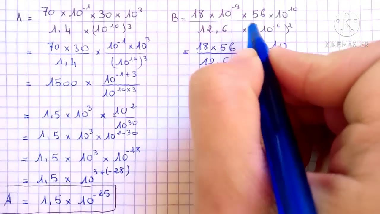 puissances de 10, écriture scientifique