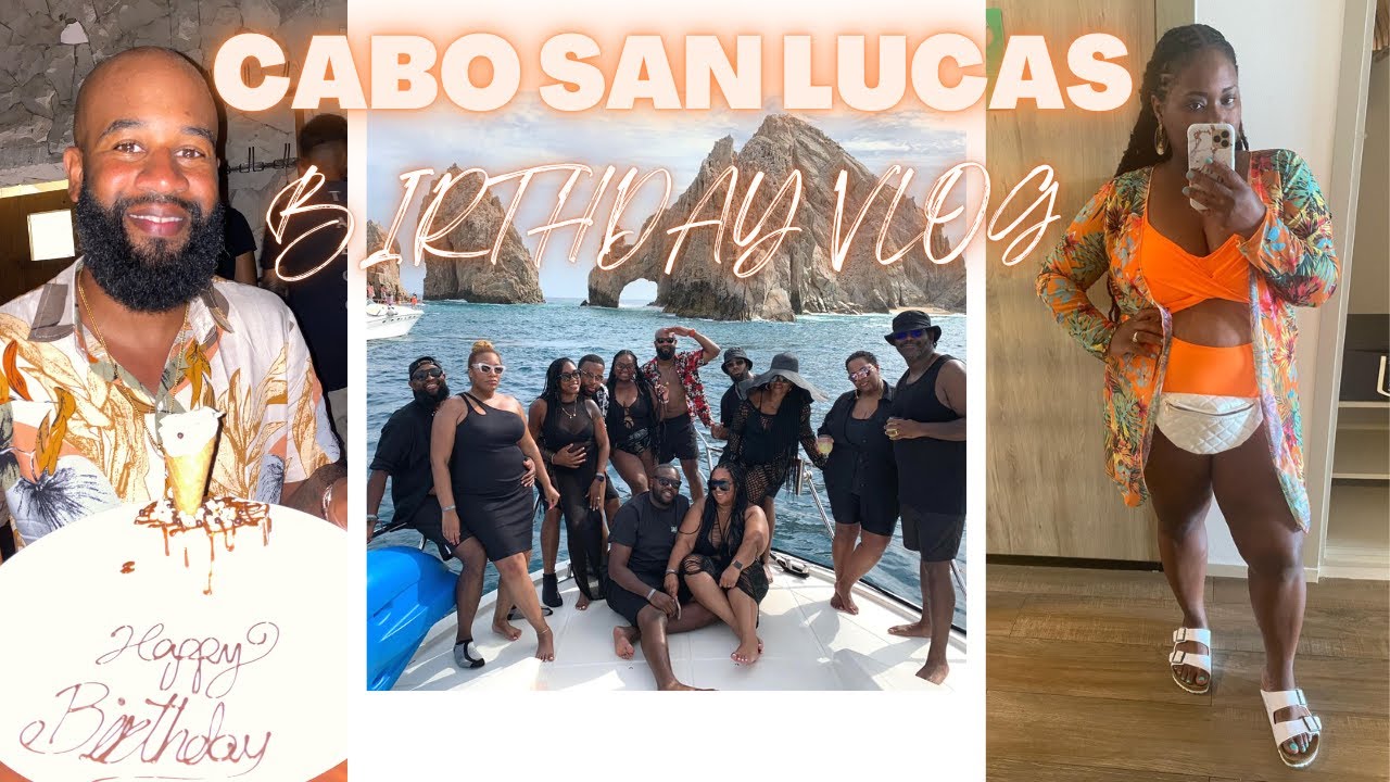 LIT CABO GROUP TRIP VLOG | 40TH BIRTHDAY | RIU PALACE BAJA CALIFORNIA | TABOO | YACHT PARTY