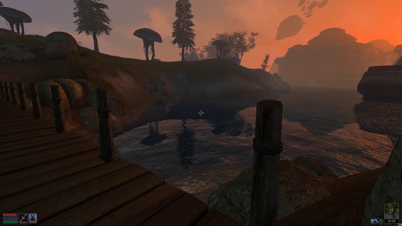 Elder Scrolls III Morrowind 2020 Remastered - Ascadian Isles  - short walk 1440p