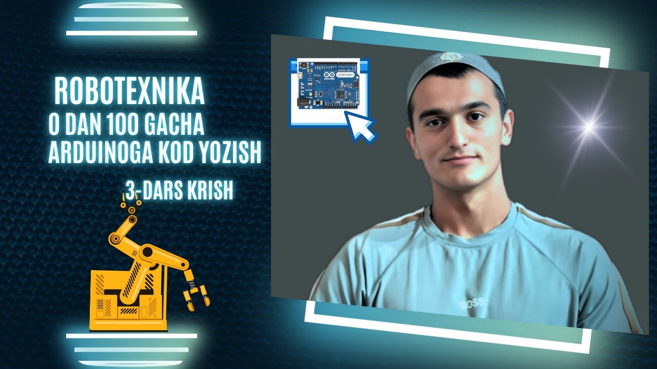 #3 Arduinoga kod yozish #robotexnikauz #arduino