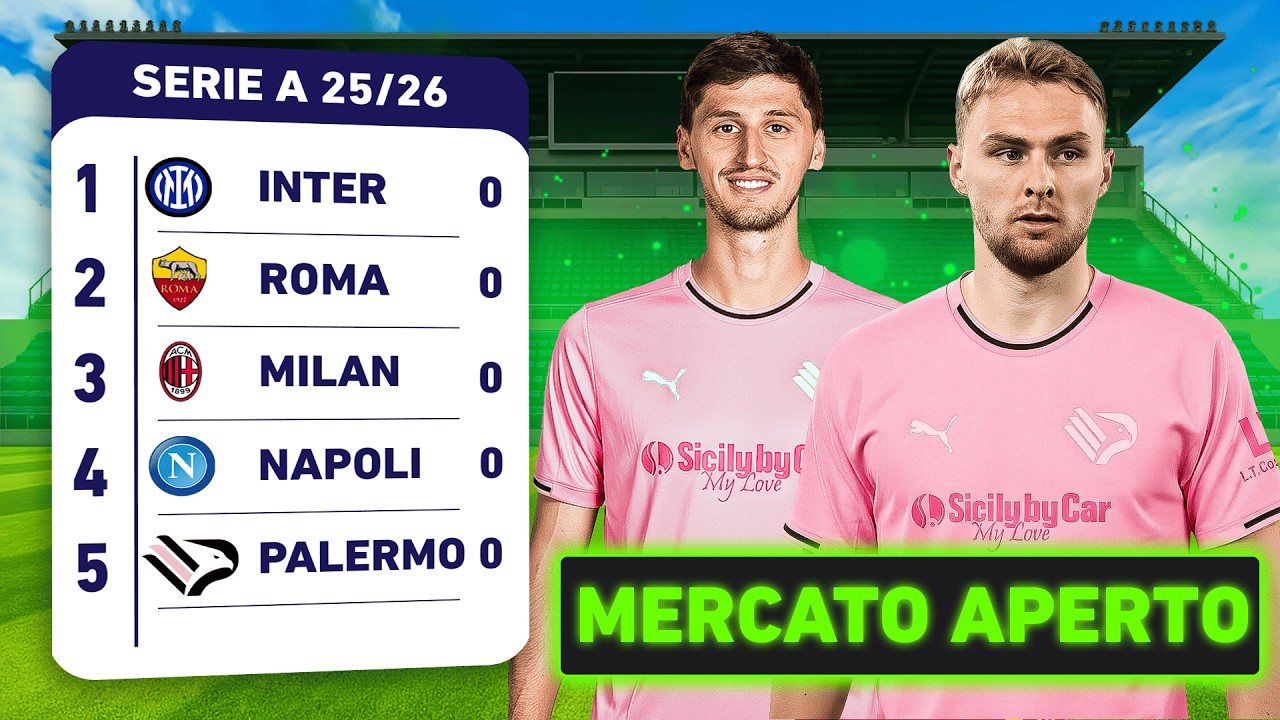 FACCIAMO MERCATO PER GIOCARE LA SERIE A CON IL PALERMO! #6 [EA FC26]