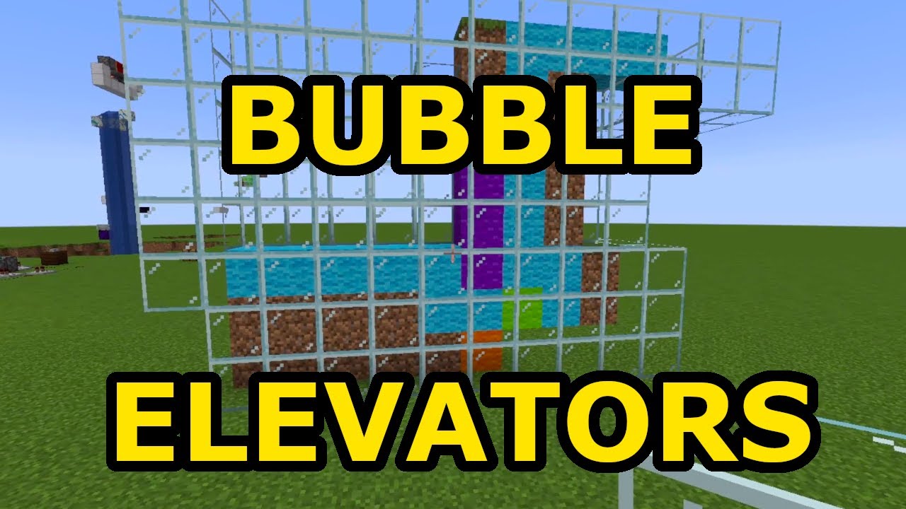 Bubble Elevators Explained - Minecraft 1.19