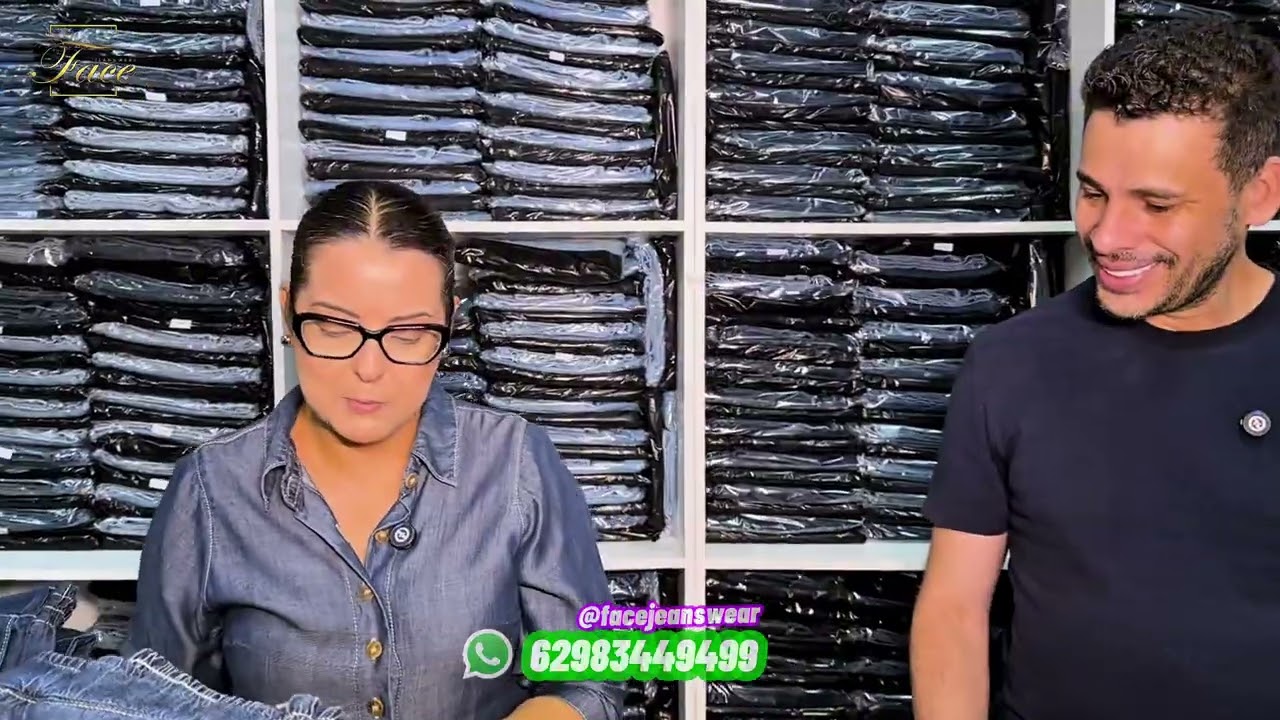 Fabricante de Jeans Premium em Goiânia. Loja Face Jeans, WhatsApp (62) 98344-9499.  