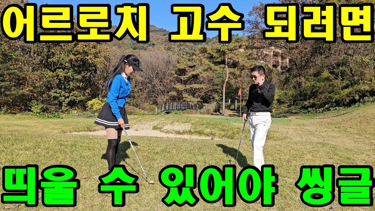어프로치 칩샷 피치샷 로브샷의 차이점을 알야야 프로처럼 띄워 칠 수 있다.