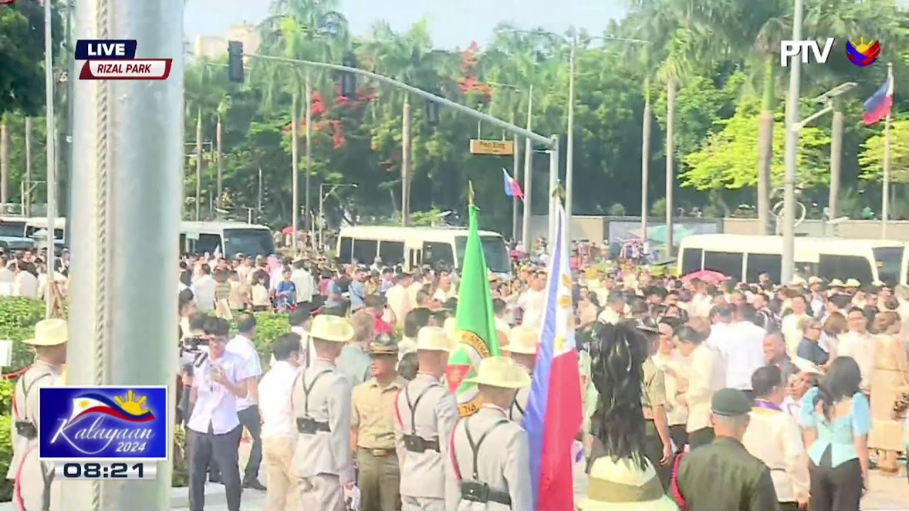 PBBM leads the flag raising and wreath laying ceremony in Rizal Park to commemorate 126th...