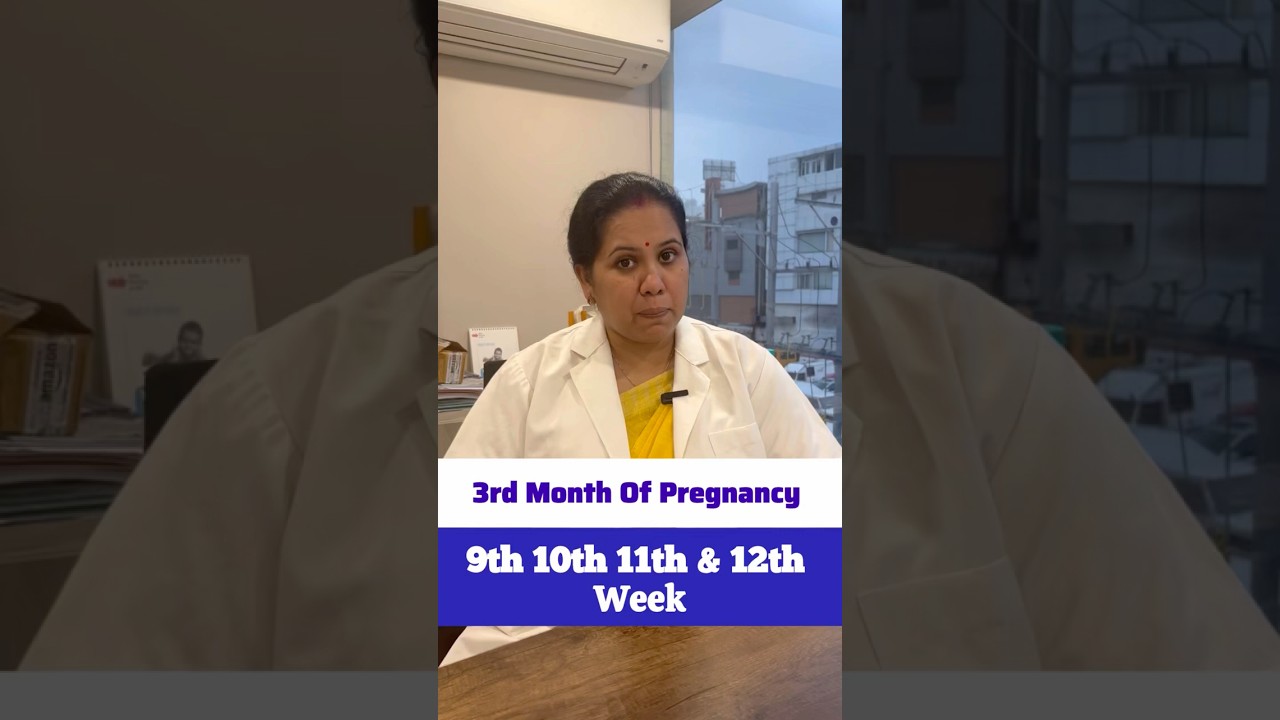 3rd Month of Pregnancy | 9th, 10th, 11th ,12th Week Symptoms, Baby Growth & Care Tips #pregnancycare