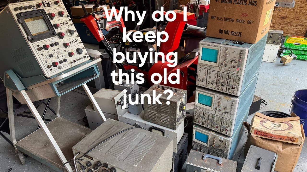 Vintage Test Equipment Auction Haul, USAF Museum Visit & Epic Garage Sale Find
