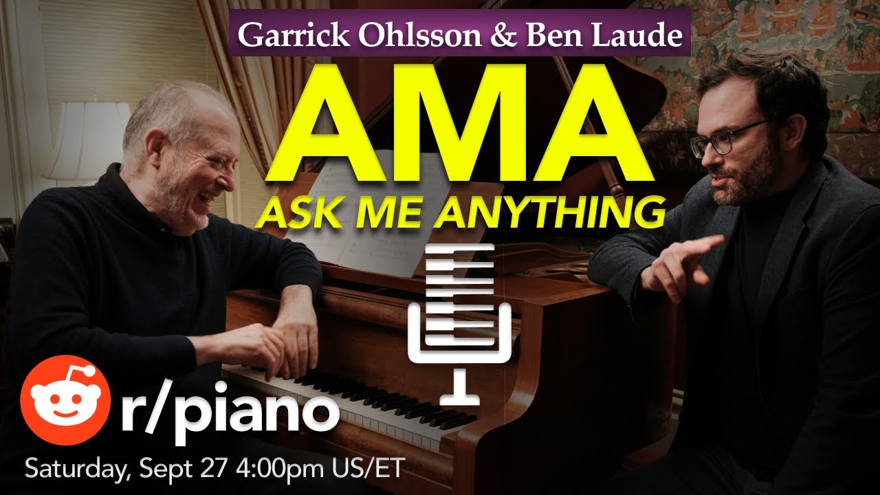 AMA with Garrick Ohlsson & Ben Laude (Chopin Jury Chair & Livestream Host)