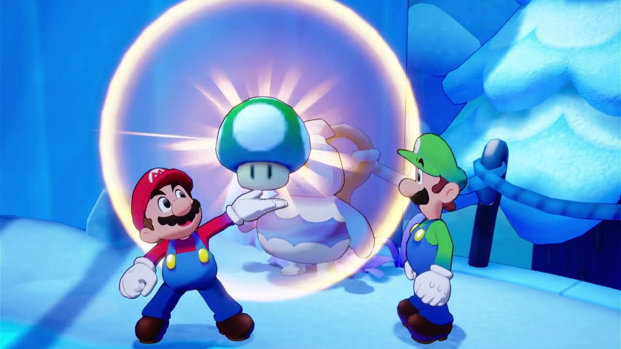 Mario & Luigi Brothership | Misión | Toads congelados