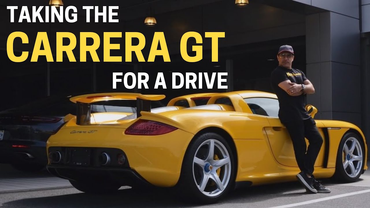 Taking the Porsche Carrera GT for a drive!