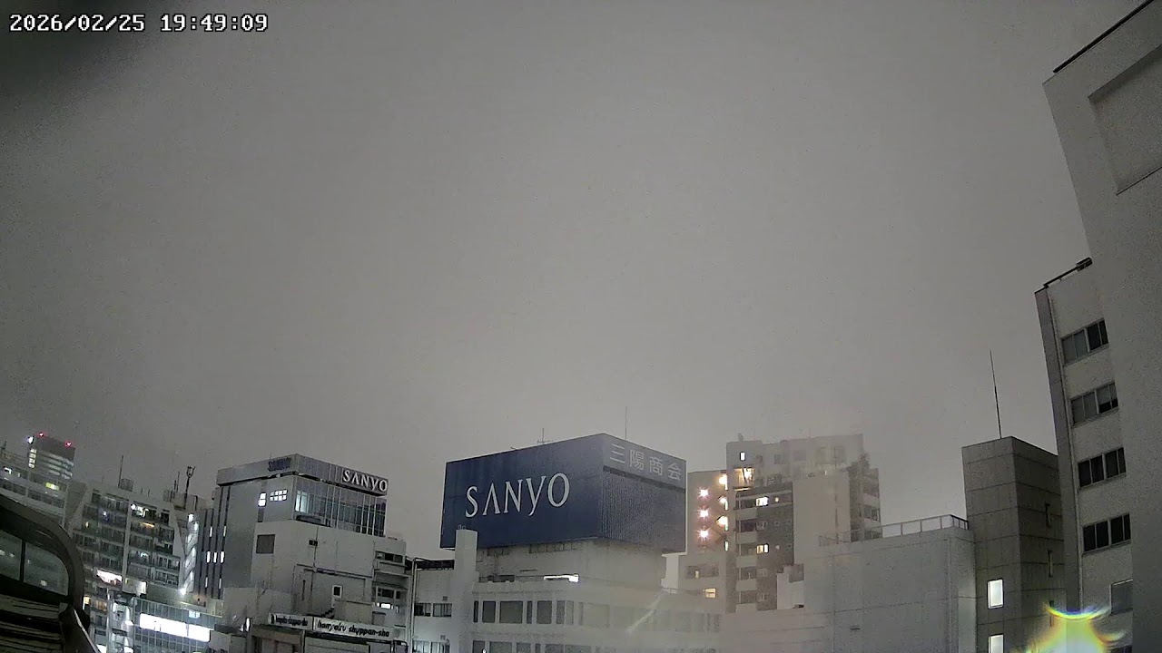 東京都新宿区本塩町お天気ライブカメラ Tokyo Shinjuku Live camera.world.cam