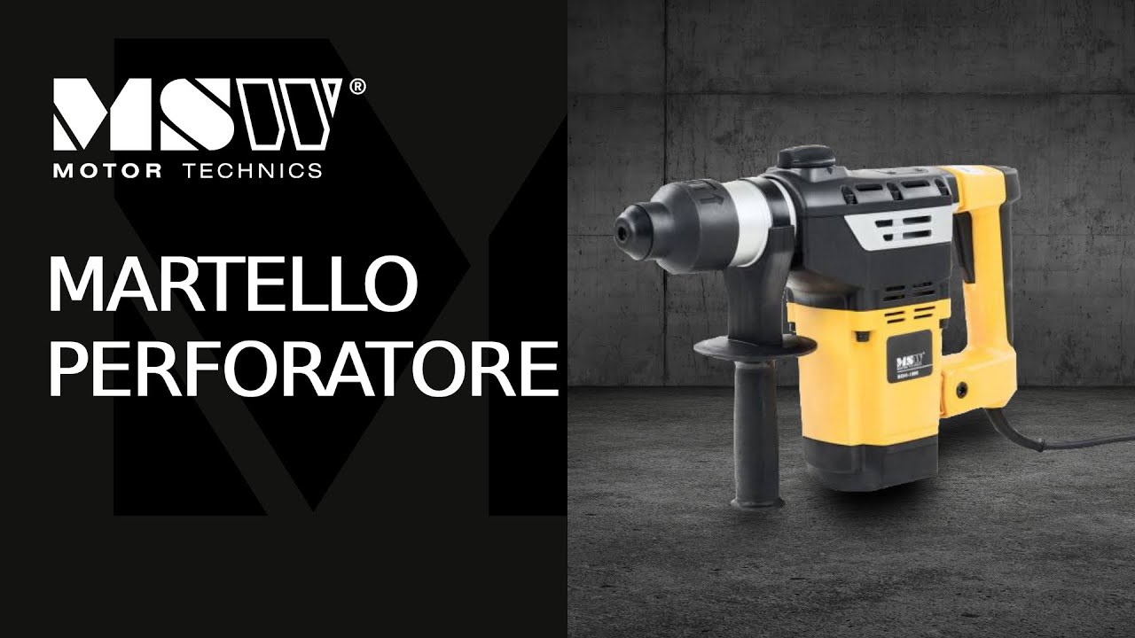 Martello perforatore MSW Motor Technics BOH-1800 | Presentazione del prodotto