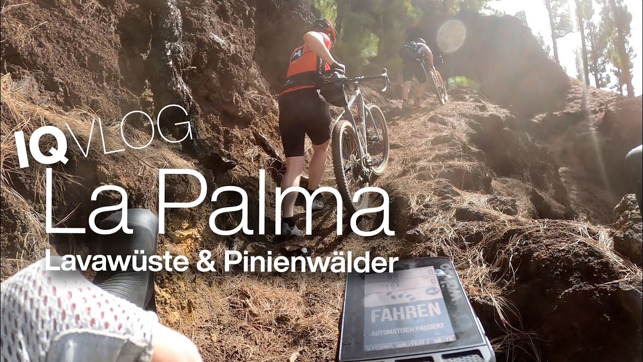 OPEN WI.DE. auf La Palma Lavawüste & Pinienwälder MTB-Reifen & SRAM Force/Eagle eTap axs #iqvlog