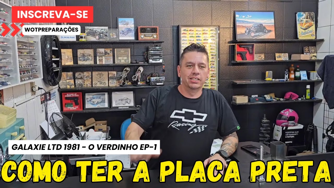 COMO TER PLACA PRETA NO SEU VEÍCULO ANTIGO COM DIEGO MARIN DESPACHANTES EP - 1 (W.O.T. PREPARAÇÕES)