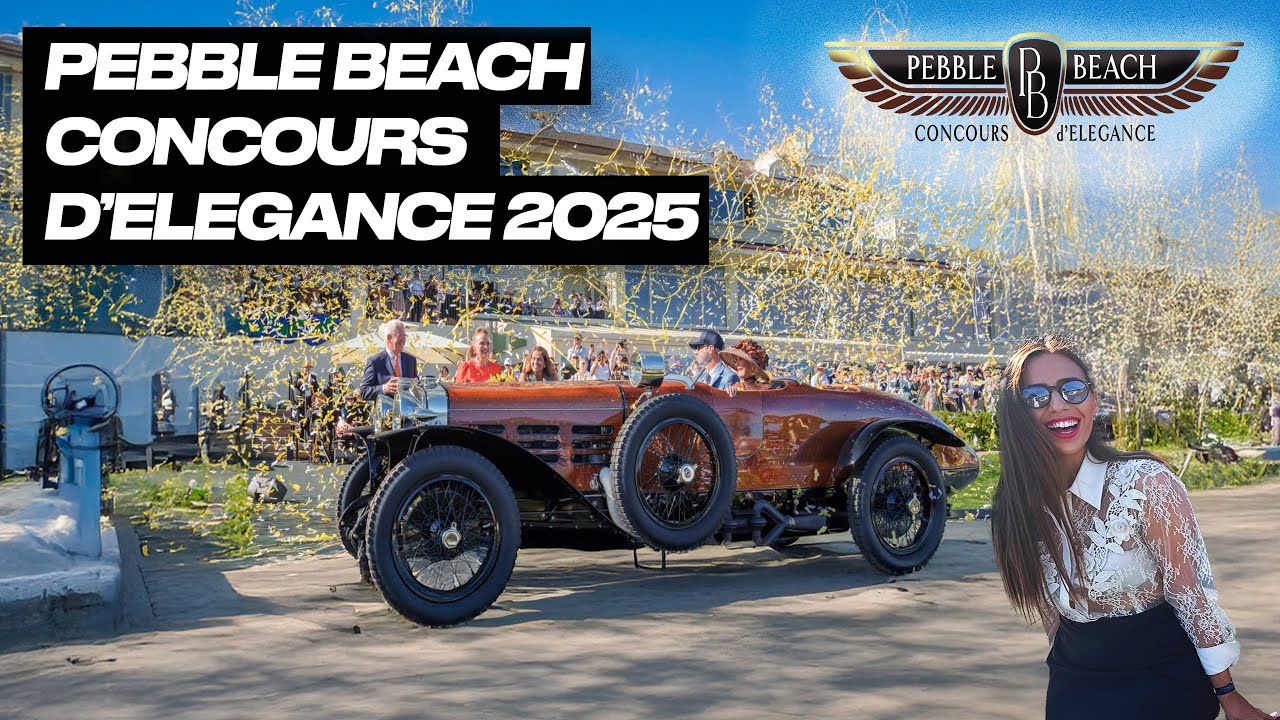 Pebble Beach Concours d’Elegance 2025. Vi porto con me al concorso più esclusivo al mondo [ENG SUB] 
