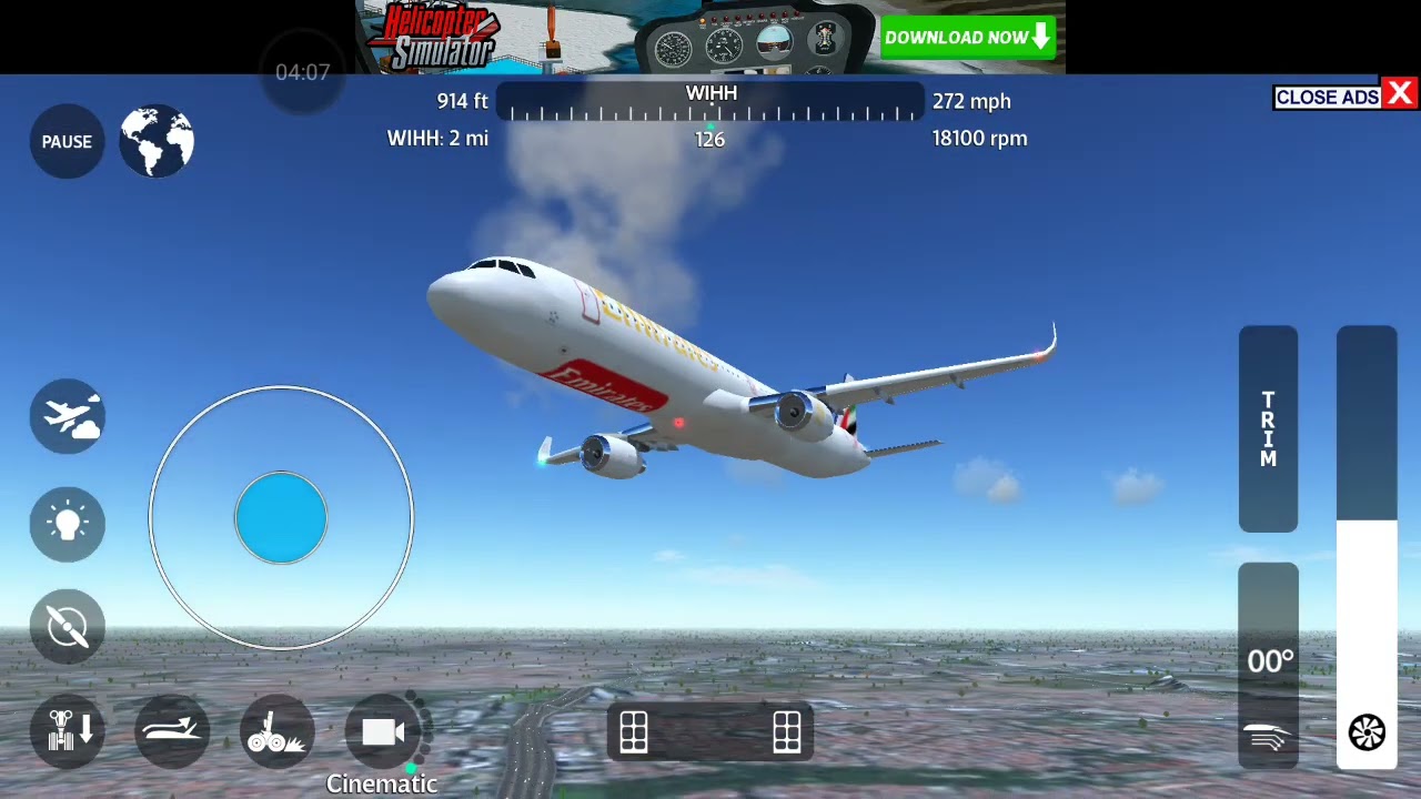 Flying airbus 321 in new york