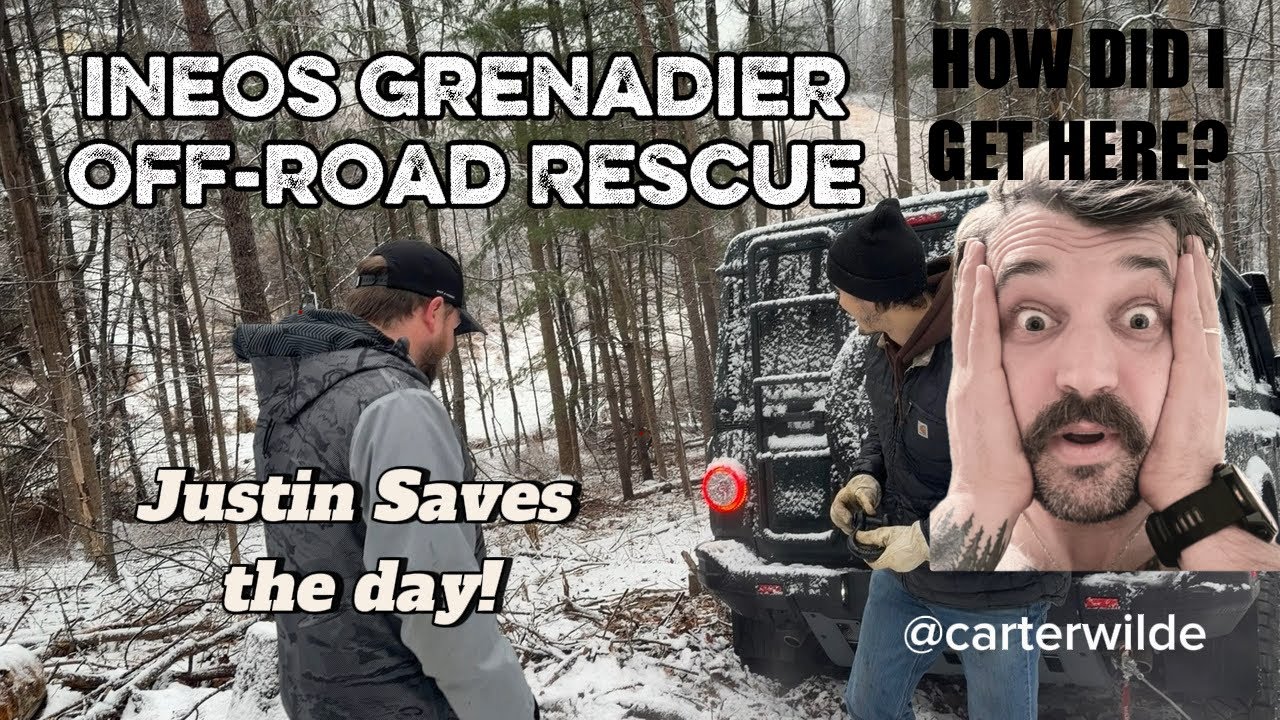 My Ineos Genadier gets rescued by a Jeep!!! 