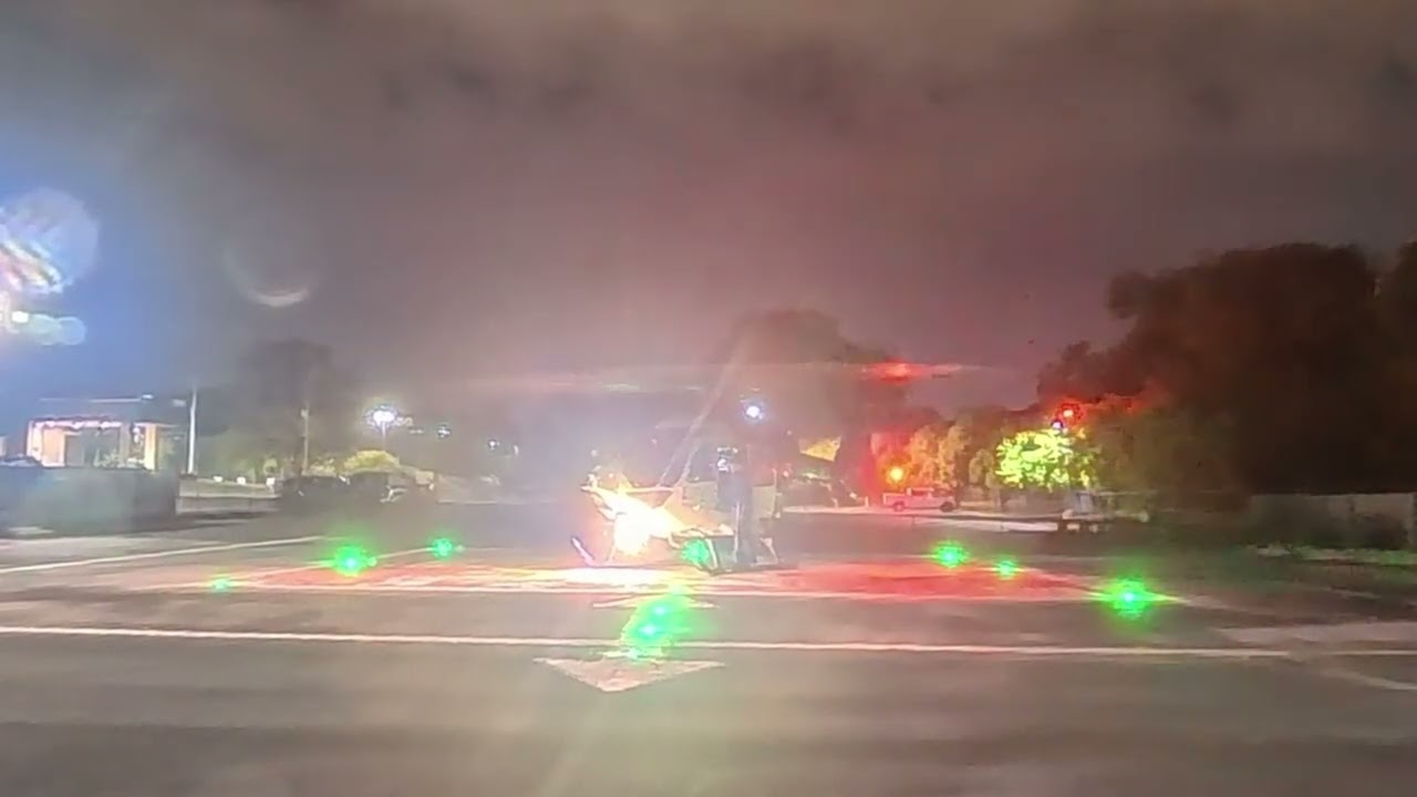 Lifeforce, N895MT, Airbus EC135 P3, hot unload, and departure for refueling 
