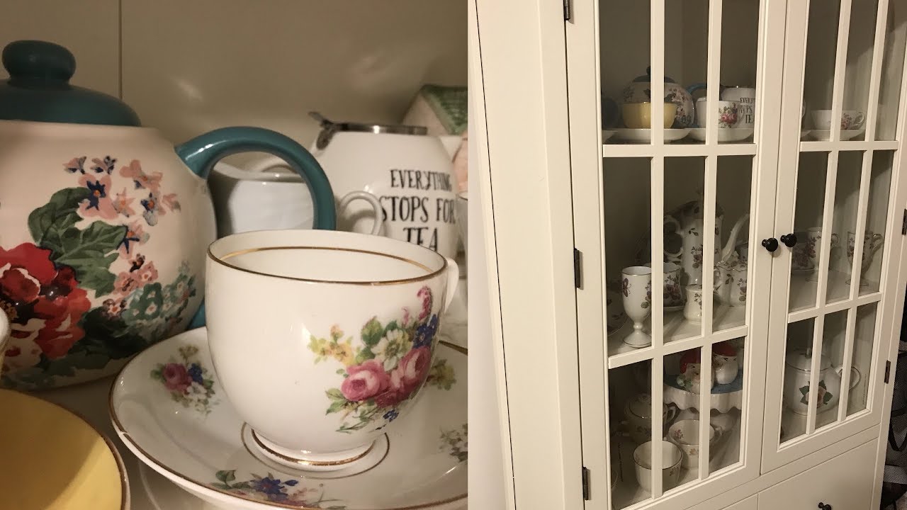 MY TEA CUP + TEA POT COLLECTION | VINTAGE TEA CUPS, GLASSES, & MORE!